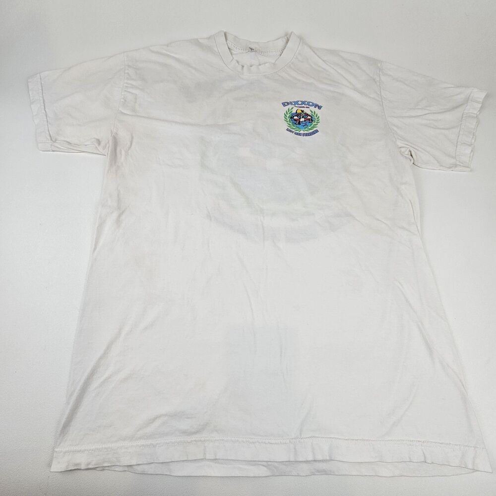 Dixxon Flannel Co Last Man Standing T Shirt Men's XL White Double Sided